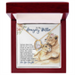 To My Amazing Mother, Mothers Day Gift Ideas, Jewelry for Her, Motivational Card Necklace for Wife From Daughter Christmas Birthday Present