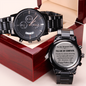 Dad You Are My Compass - Personalized Watch - Gift for Dad on Father's Day, Father's Day gift for Dad, Dad Watch, Thank You Dad, Unique Dad Gift, Daddy Watch, New Daddy Gift, Daddy to be Gift, Happy Fathers Day I Love You Dad