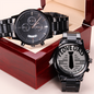 Best Men's Luxury Watches for Dad, Christmas Gift For Dad, Stepdad Gift, Birthday Gift From Kids, Custom Watch For Dad, Stepdad Christmas Present, My Daddy is the Best
