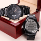 To My Son I Love  You Forever, Beautiful Chapter Son Engraved Watch, Christmas Gift, Graduation Gift, Son Birthday Gift, Wedding Day Gift, Watch for Son on Wedding, Watches for Our Son, Our Son Birthday Watch