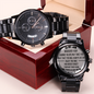 Dad To My Son I will Always Be Here For Your Watch Gift For Son From Dad Engraved Watch Gift For Son Birthday Gift Personalized Watch Gift For Son Christmas Gift From Daddy To Son Gift Ideas