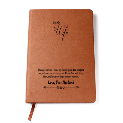 To My Wife Graphic Journal