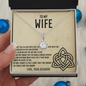 To My Wife Necklace From Husband - to My Soulmate Necklace for Women - Couple Necklace Set - Friendship Necklaces - Personalized Anniversary Gift for Wife - Valentines Day Gift