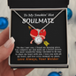 To My Smokin' Hot Soulmate Love Always Your Welder - To My Beautiful Wife Necklace Boxed Jewellery - Gift for soulmate - Romantic message card for wife - Birthday Gift for wife