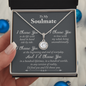 To My Soulmate Necklace - I Choose You - To My Wife Necklace From Husband - To My Wife Necklace From Husband - To My Soulmate Necklace For Women - Personalized Anniversary Gift for Wife - Anniversary Gift For Wife from Husband