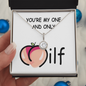 Special Love Knot Necklace From Husband - Gift for Wife You're My One and Only - Wife Birthday Gift - Anniversary Gift for Wife From Husband - Gift for My Wife - Romantic Wife Gift