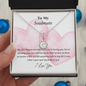 To My Soulmate - I Love You Necklace - To My Wife Necklace - Valentines Day Gifts For Wife - To My Beloved Soulmate - To My Wife Necklace From Husband - Birthday Gift for her - Anniversary Gift for her