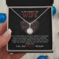To My Smokin' Hot Wife - Gift For Wife - You Are Engine To My Life - Love Knot - Gift For My Wife - Romantic Wife Gift - Wife Birthday Surprise - Love knot Pendant Necklace