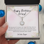 To My Soulmate Necklace For Women -  Necklace For Wife From Husband - Happy Birthday Krissy - Ultra Geheimes Projekt - Diamond Neckless for Wifey - Best Birthday Gift for Wifey - Locket for wifey