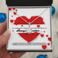 To My Beautiful Wife - Always remember I Love You -Friendship Necklaces -- Customize Couple Necklace - To My Wife Necklace With Message Card - Anniversary Gift For Wife - Gold Woman Name Jewelry