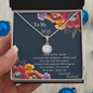 To My Wife - Necklace Gift Set -  - To My Wife Necklace With Message Card - Romantic Wife Gift - Couple Necklace Set - Friendship Necklaces  - Anniversary Gift For Wife