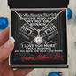 To My Soulmate Necklace For Women - Necklace For Wife From Husband - To My Wife Necklace With Message Card - Mother's day Gift - Best Gift for Wife