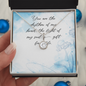 You Are The Rhythm Of My Heart - The Light Of My Soul - A Gift Of Life - Diamond Necklace for wife - Gift for Queen - Gift for Home-maker - Best Birthday Gift