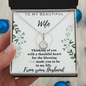 Couple Necklace Set - Friendship Necklaces - Customize Couple Necklace - Diamond Necklace for Wife - Best Gift for Her - To My Wife Necklace From Husband - To My Soulmate Necklace For Women