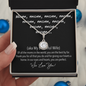 Mom Cute Memorable Mother's Day Gift - We Love You - Romantic message for wifey - Best Gift for her - Bithday Gift for soulmate - Diamond Neckless for wifey - Couple Necklace Set - Mother's day gift
