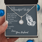 For My Beautiful Wife Love Your Husband, wife gift from husband future husband, Anniversary Gift For Wife, To My Wife Necklace, Romantic Gift for Wife, Romantic poet Necless for your Beautiful wife