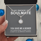 To My Smokin' Hot Soulmate - You Give Me A Boner - Gift for wife - Dirty Talk - To My Wife Necklace From Husband - To My Queen - To My Wife Necklace Anniversary Gift For Wife