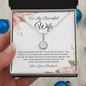 Couple Necklace Set - Friendship Necklaces - Gift For My Wife - Romantic Wife Gift - Wife Birthday Surprise - Best Gift for Her - Lovely Gift for wife - Diamond Necklace for wife