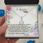 To My Love Wife Necklace - Love your husband lathan - Love Your Husband Lathan - Anniversary Gift for wife - Necklace for soulmate - Love knot - Gift from Husband