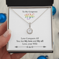 To My Gorgeous Wife - Love Conquers All - Couple Necklace Set - Gift for wife - Necklace for wife - Diamond Necklace set for wife