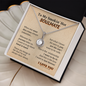 Gift For Your Soulmate - Hand In Hand - Love Knot - To My Smokin' Hot Soulmate - White Gold Name Necklace - 14K Solid Gold Name Pendant - Gold Woman Name Jewelry - Gift For My Wife - Romantic Wife Gift