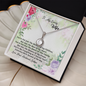 To My Love Wife Necklace - Love your husband lathan - Love Your Husband Lathan - Anniversary Gift for wife - Necklace for soulmate - Love knot - Gift from Husband