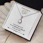 To My Gorgeous Wife - Love Conquers All - Couple Necklace Set - Gift for wife - Necklace for wife - Diamond Necklace set for wife