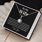 To My Soulmate Necklace For Women, Necklace For Wife From Husband, Amazing Wife Love Knot Necklace - I Love You, Valentines Day Gifts For Wife, Wife Birthday Gift, Anniversary Gift For Wife from Husband