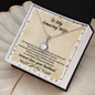 To My Wife Necklace From Husband - To My Soulmate Necklace For Women - Necklace For Wife From Husband - Forever Necklace for wife - husband love for wife - Diamond Necklace for soulmate