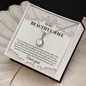 To My Beautiful Wife Necklace - Forever Love Necklace for wife - I Love You - Necklace for wife - Gift for Beloved wife - Necklace for Birthday - Gift from Husband