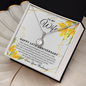14 Year Wedding Anniversary Gift For Wife, White Gold Name Necklace, 14th Anniversary Gift For Her, Romantic Gift for Wife, 14 Year Anniversary Gift Ideas, 14th Anniversary Gifts, Necklace with love message for wife