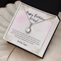To My Soulmate Necklace For Women -  Necklace For Wife From Husband - Happy Birthday Krissy - Ultra Geheimes Projekt - Diamond Neckless for Wifey - Best Birthday Gift for Wifey - Locket for wifey