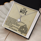To My Wife Necklace From Husband - to My Soulmate Necklace for Women - Couple Necklace Set - Friendship Necklaces - Personalized Anniversary Gift for Wife - Valentines Day Gift