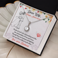 Dear Wife Happy Anniversary - Double Hearts - Love Your Husband, Anniversary Gift For Wife from Husband, Wife Gift, Wife Necklace, To My Wife Necklace With Message Card,Cute  Anniversary Gift for Wifey