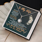 To My Wife I'll Be By Your Side Love Your Husband -Valentines Day Gifts For Wife- Wife Birthday Gift - Anniversary Gift For Wife from Husband - To My Soulmate Necklace For Women - Wife Birthday Gift