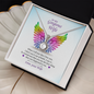 To my Gorgeous Wife PRIDE - Love Your Husband - Butterfly Design Gift card - Gift for wife - Diamond for Wife - To My Beautiful Wife Necklace Boxed Jewellery