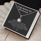 To My Wife Necklace From Husband - to My Soulmate Necklace for Women - My Soulmate, I Love You - Necklace - to My Wife Necklace With Message Card - Wife Gift From Husband Future Husband