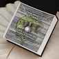 To My Wife Necklace From Husband - Personalized Wife Necklace Gift - Necklace with love message for wife - Gift For Her -  The One Who Didn't Get Away! Happy Birthday Bass - Best Birthday Gift ever