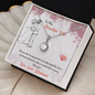 To My Wife Necklace From Husband- To My Soulmate Necklace For Women - Custom Necklace for Your Beautiful lady - Diamond for soulmate