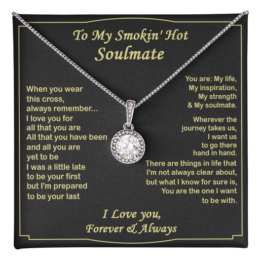 Gift For Your Soulmate - You Are My Inspiration - Love Knot - Wife Birthday Surprise - Golden colour Neckless for Beloved wife - wife gift from future husband - Anniversary Gift For Wife - Wife Birthday Surprise