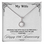 Anniversary Gift for Wife - My Wife Every Minute 40th Anniversary Peas Pod Necklace - Customize Couple Necklace - to My Wife Necklace - Romantic Gift for Wife - Anniversary Gift for Wife From Husband - Wife Gift - Wife Necklace
