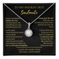 Gift For Your Soulmate - Your Presence Makes Me Complete - Love Knot - Necklace For Wife From Husband -  Gifts For Her - Anniversary Gift For Wife from Husband - Wife Gift - Romantic Wife Gift - Anniversary Gift For Soulmate