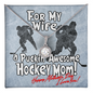 Couple Necklace Set -friendship Necklaces - Puckin' Awesome Hockey Mom - Happy Mothers Day - I Love You! - Life Birthday Gift- Anniversary Gift for Wife From Husband - Best Gift for Wife