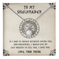 To My Shieldmaiden - Mother's Day Gift For Wife Girlfriend Future Wife - Last Breath - Couple Necklace Set - Friendship Necklaces - To My Wife Necklace With Message Card
