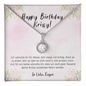To My Soulmate Necklace For Women -  Necklace For Wife From Husband - Happy Birthday Krissy - Ultra Geheimes Projekt - Diamond Neckless for Wifey - Best Birthday Gift for Wifey - Locket for wifey
