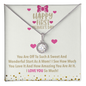 Happy First Mother's Day! I Love You So Much! - To Wife Necklace - Gift for Wife - Mother's Day Gift - Best Diamond Gift for her - Romantic Gift for her - Anniversary Gift For Wife - Gift for soulmate