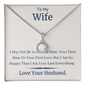To My Wife Necklace From Husband- to My Soulmate Necklace for Women - the Perfect Gift for Your Wife Necklace - Love Your Husband - Soulmate Necklace for Women - Custom Necklace for Wife