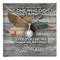 Gift for My Wife - Romantic Wife Gift - Wife Birthday Surprise - to My Amazing Wife - I Love You More Than Duck Hunting - Couple Necklace Set - Friendship Necklaces - Customize Couple Necklace