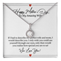 Perfect Wife & Mom Mother's Day Necklace - to My Amazing Wife - Couple Necklace Set - Friendship Necklaces - Customize Couple Necklace - Necklace With Love Message for Wife - Gift for Her
