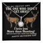 I Love You More Than Hunting - To My Trophy Wife -  Hunting Neckless for wifey - Romantic Neckless gift for soulmate - To Wife Necklace - Gift for Wife - Mother's Day Gift - Best gift for soulmate - Diamond Locket Gift for her